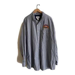 Atlanta Braves Turner Field Inaugural Season 1997 Button Down Men XXL Shirt MINT